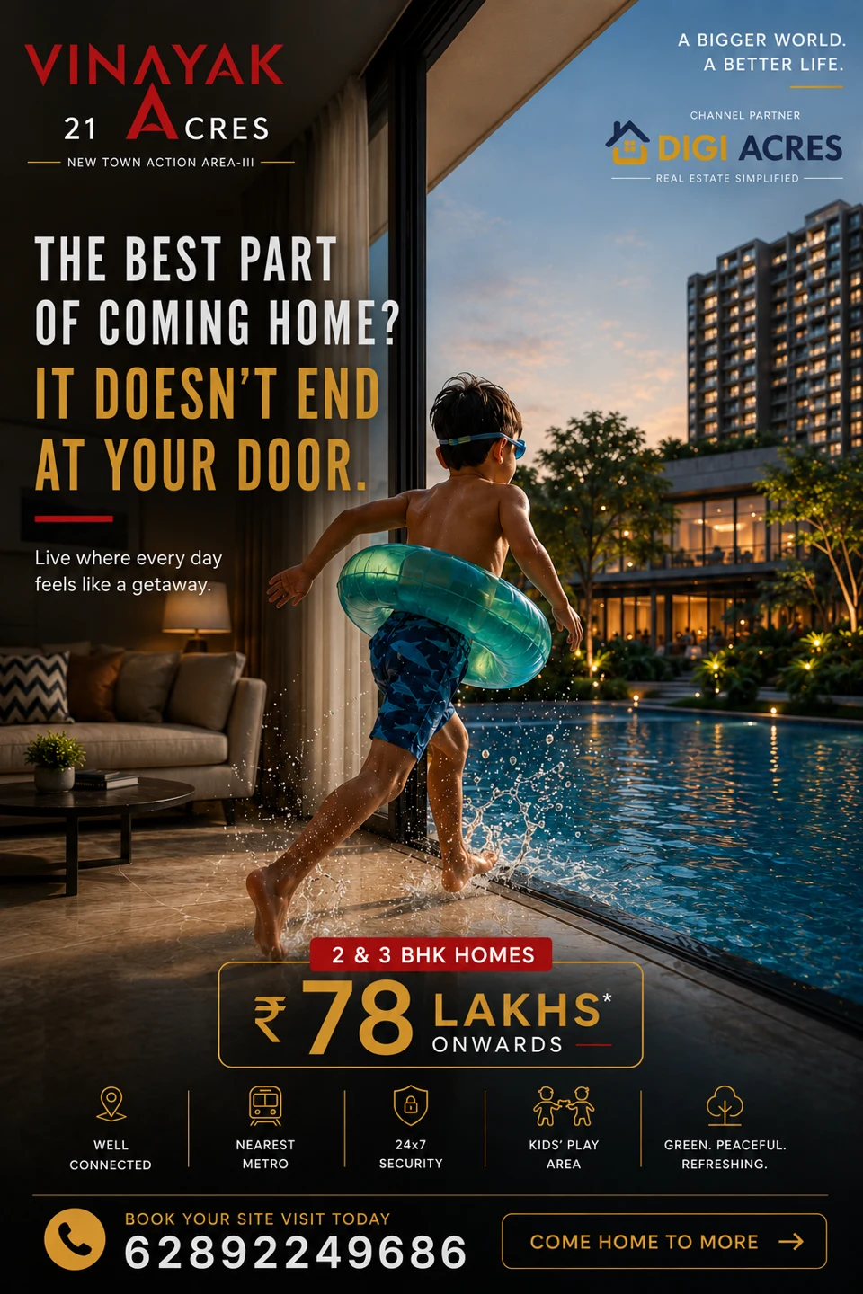 Vinayak 21 Acres campaign creative